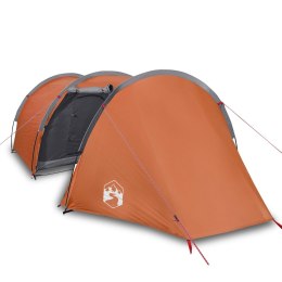 Namiot, 4-osobowa, szaro-pomarańczowy, 405x170x106 cm, tafta 185T Lumarko!