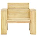 Krzesła ogrodowe z poduszkami w liście, 2 szt., drewno sosnowe Lumarko!