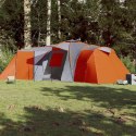 Namiot, 12-os., szaro-pomarańczowy, 840x720x200 cm, tafta 185T Lumarko!