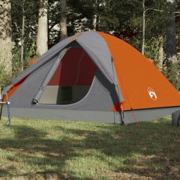 Namiot, 3-osobowa, szaro-pomarańczowy, 240x217x120 cm, tafta 190T Lumarko!