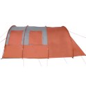 Namiot, 4-osobowa, szaro-pomarańczowy, 483x340x193 cm, tafta 185T Lumarko!