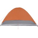 Namiot, 6-os., szaro-pomarańczowy, 348x340x190 cm, tafta 190T Lumarko!