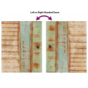 5-częściowy zestaw mebli łazienkowych, lite drewno z odzysku Lumarko!