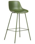 Zestaw 2 krzeseł barowych zielony EMMET Lumarko!