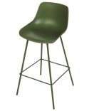 Zestaw 2 krzeseł barowych zielony EMMET Lumarko!