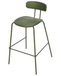 Zestaw 2 krzeseł barowych zielony SIBLEY Lumarko!