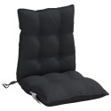 Poduszki na krzesła z niskim oparciem, 2 szt., czarne Lumarko!