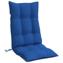 Poduszki na krzesła z wysokim oparciem, 2 szt, błękit królewski Lumarko!