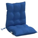 Poduszki na krzesła z niskim oparciem, 4 szt., błękit królewski Lumarko!
