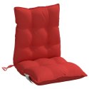 Poduszki na krzesła z niskim oparciem, 6 szt., czerwone Lumarko!