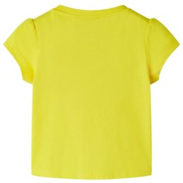 Koszulka dziecięca z krótkimi rękawami, żółta, 104 Lumarko!