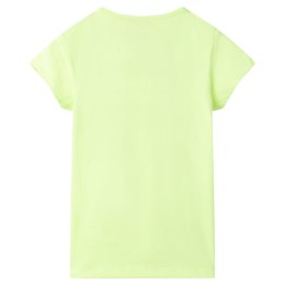 Koszulka dziecięca z krótkimi rękawami, żółta fluorescencyjna, 92 Lumarko!