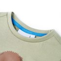 Koszulka dziecięca z krótkimi rękawami, jasne khaki, 116 Lumarko!