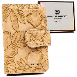 Mały, elegancki portfel damski ze skóry ekologicznej - Peterson Lumarko!