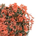  vidaXL Maty ze sztucznymi liśćmi klonu, 6 szt, jasnoczerwone, 40x60cm Lumarko!