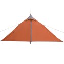 Namiot, 1-os., szaro-pomarańczowy, 255x153x130 cm, tafta 185T Lumarko!