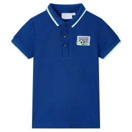 Koszulka dziecięca polo, ciemnoniebieska, 92 Lumarko!