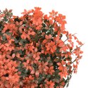  vidaXL Maty ze sztucznymi liśćmi klonu, 24 szt, jasnoczerwone 40x60cm Lumarko!