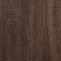 Regał, brązowy dąb 92x30x102 cm materiał drewnopochodny i metal Lumarko!