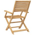 Składane krzesła ogrodowe, 2 szt., 54,5x61,5x86,5 cm, akacja Lumarko!