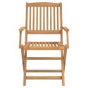 Składane krzesła ogrodowe, 4 szt., 57,5x54,5x90 cm, akacja Lumarko!