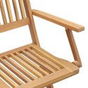 Składane krzesła ogrodowe, 4 szt., 57,5x54,5x90 cm, akacja Lumarko!
