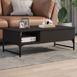 Stolik kawowy, czarny, 100x50x35 cm, materiał drewnopochodny Lumarko!