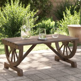 Ogrodowy stolik kawowy, 90x50x40 cm, lite drewno jodłowe Lumarko!