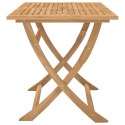 Składany stół ogrodowy, 120x70x75 cm, lite drewno akacjowe Lumarko!