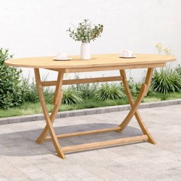 Składany stół ogrodowy, 160x85x75 cm, lite drewno akacjowe Lumarko!