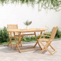 Składany stół ogrodowy, 160x85x75 cm, lite drewno akacjowe Lumarko!