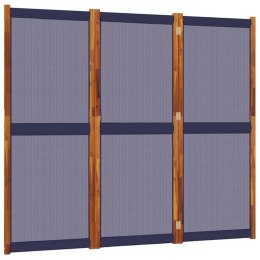 Parawan 3-panelowy, ciemnoniebieski, 210x180 cm Lumarko!