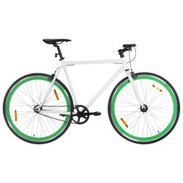 Rower single speed, biało-zielony, 700c, 51 cm Lumarko!