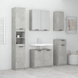 5-częściowy zestaw szafek do łazienki, szarość betonu Lumarko!
