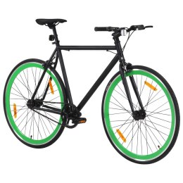 Rower single speed, czarno-zielony, 700c, 55 cm Lumarko!