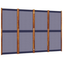 Parawan 4-panelowy, ciemnoniebieski, 280x180 cm Lumarko!