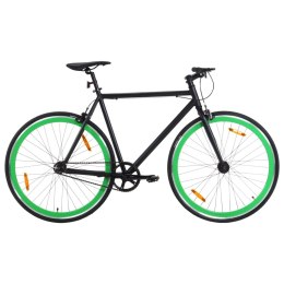 Rower single speed, czarno-zielony, 700c, 59 cm Lumarko!