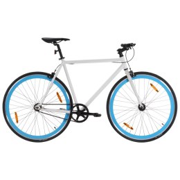 Rower single speed, biało-niebieski, 700c, 51 cm Lumarko!
