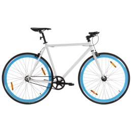 Rower single speed, biało-niebieski, 700c, 59 cm Lumarko!