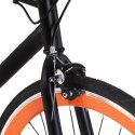 Rower single speed, czarno-pomarańczowy, 700c, 55 cm Lumarko!