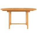 Rozkładany stół ogrodowy, 110-160x80x75 cm, lite drewno tekowe Lumarko!