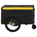 Przyczepka rowerowa, czarno-żółta, 45 kg, żelazo Lumarko!