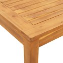Ogrodowy stół jadalniany, 110x110x75 cm, lite drewno akacjowe Lumarko!