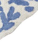 Dywanik łazienkowy bawełniany 60 x 90 cm niebieski DERIK Lumarko!