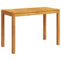 Ogrodowy stół jadalniany, 110x55x75 cm, lite drewno akacjowe Lumarko!