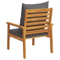 Krzesła ogrodowe, 2 szt., z poduszkami, lite drewno akacjowe Lumarko!