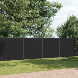 Panel ogrodzeniowy, szary, 872x186 cm, WPC Lumarko!