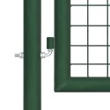 Brama ogrodzeniowa z siatki, stalowa, 400 x 100 cm, zielona Lumarko!