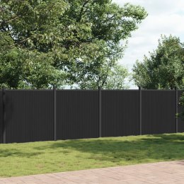 Panel ogrodzeniowy, szary, 1045x186 cm, WPC Lumarko!