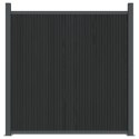 Panel ogrodzeniowy, szary, 1045x186 cm, WPC Lumarko!